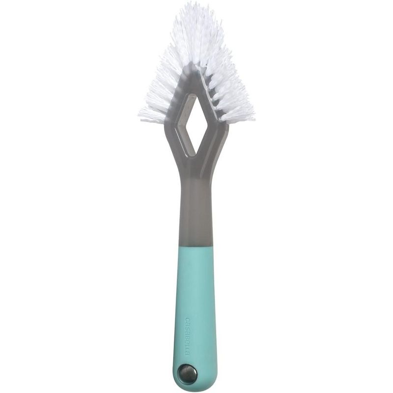 Casabella Smart Scrub 4.7 in. W Medium Bristle Plastic/Rubber Handle Grout Brush, 1 of 3
