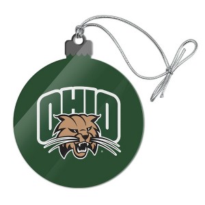 Ohio University Primary Logo Acrylic Christmas Tree Holiday Ornament - 1 of 4