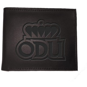 Evergreen NCAA Old Dominion Monarchs Black Leather Bifold Wallet Officially Licensed with Gift Box - 1 of 1