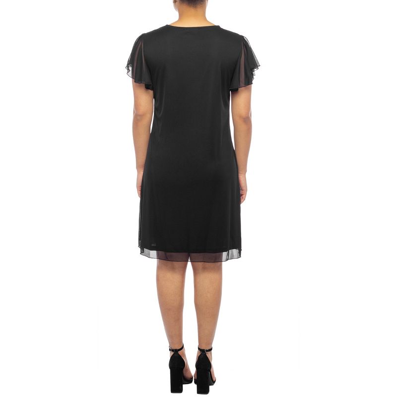 Tiana B. - Flutter Sleeve Jersey Dress, 2 of 3