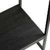 Kate and Laurel Malone Wood and Metal Console Table, 36x13x31, Black - 4 of 4