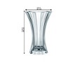 Nachtmann Saphir Crystal Vase – 12" Tall Lead-Free Glass Vessel with Elegant Symmetry, Machine-Made Decorative Centerpiece - 3 of 4