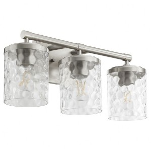 Quorum Lighting Starky 3 - Light Vanity in  Satin Nickel - 1 of 3