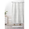 Holli Zollinger Boho Diamond Memory Foam Bath Rug White - Deny Designs - 4 of 4