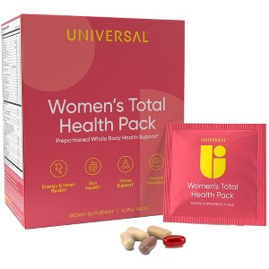 Universal Women's Total Health Pack Dietary Supplement - 30 Packs - 1 of 2