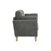 TiramisuBest Gray Modern Minimalist 2-Seater Sofa - 4 of 4