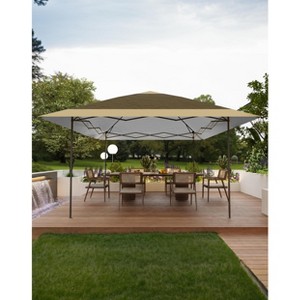 12x12Ft Gazebos, Pop Up Outdoor Canopy Tent, Pop Up, Adjustable Height Instant Gazebos for Events - 1 of 4