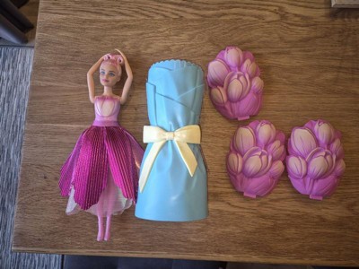 Barbie Petal Pop Scented Fashion Doll with Pink Tulip Dress, Reveal  Accessories like Bunny & More : Target