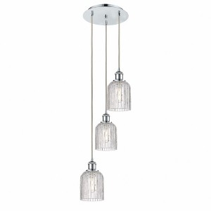 Bridal Veil - 3 Light Cord Hung Multi Pendant In Industrial Style-27.75 Inches Tall and 11.5 Inches Wide - 1 of 1