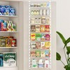 MOEPISY Over the Door Pantry Organizer, 8-Tier Adjustable Spice Rack Cabinet Door Shelves, White - 2 of 4