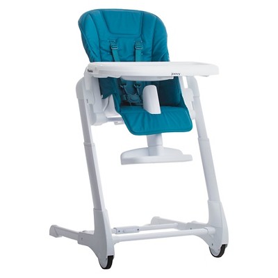 blue high chair