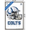 Trends International NFL Indianapolis Colts - Drip Helmet 20 Framed Wall Poster Prints - 3 of 4