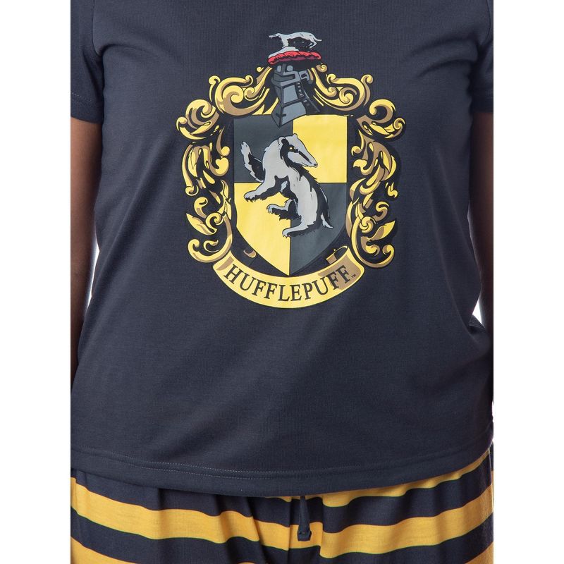Harry Potter Womens' Hogwarts House Crest Jogger Pajama Set-All Houses, 3 of 5