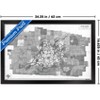 Trends International Netflix Stranger Things: Season 5 (2025) - Hawkins Map Framed Wall Poster Prints - 3 of 4