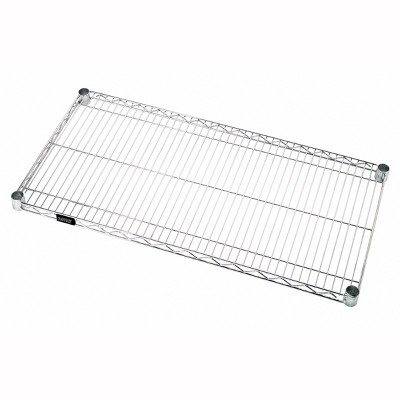 Quantum Storage Systems Wire Shelf, 54"W X 21"D, 600 - 800 Lb. Capacity, Chrome Plated Finish, Nsf