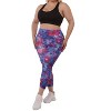 Women's PLUS SIZE HIGH WAIST TUMMY CONTROL SPORTS LEGGINGS WITH SIDE POCKETS - SHOSHO - 4 of 4
