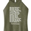 Women's - Forrest Gump - Bubbas Shrimp List Graphic High Neck Tank - 2 of 3