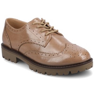 Journee Women's Claudiya Medium and Wide Width Oxford - 1 of 4