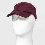 Faux Suede Baseball Hat - Goodfellow & Co™ Red