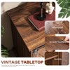 Sapphtopaz Wood TV Stand for TVs Up to 65" with Sliding Doors & 2-Tier Open Shelf Entertainment Center with Adjustable Shelves for Living Room - 3 of 4