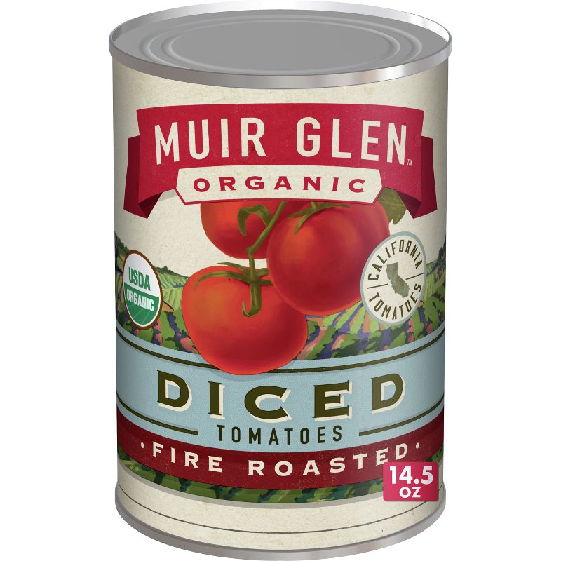 Muir Glen Fire Roasted Diced Tomatoes - 14oz, 1 of 12