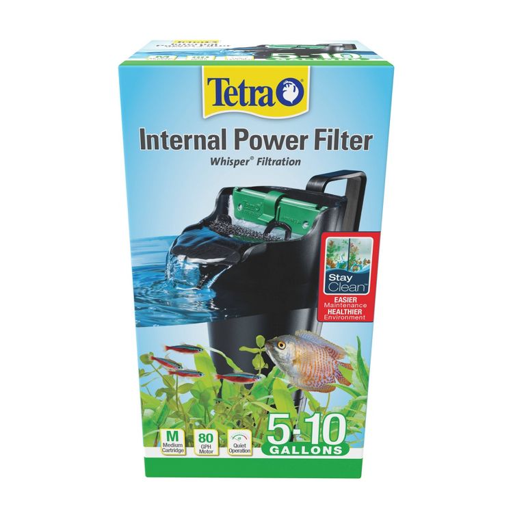 Tetra Whisper Internal Filtration with Air Pump 5 to 10gal for Aquariums Filters, 1 of 7