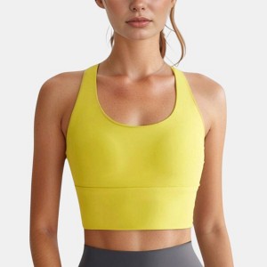 Anna-Kaci Active Women's Crisscross Back Sports Bra with Wide Elastic Band and Supportive Straps for Activewear - 1 of 4