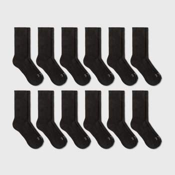 Gaiam Gripppy Fit Athletic Socks 2pk - Black : Target