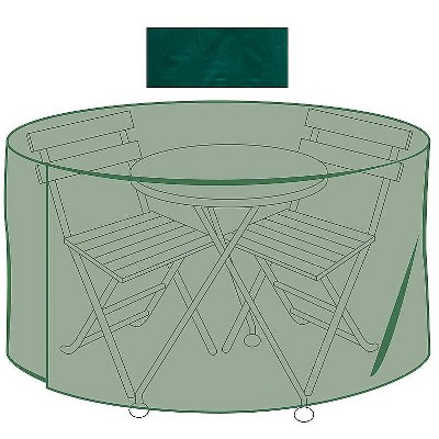 Plow & Hearth - All-Weather Outdoor Furniture Cover for Cafe Table & Chairs