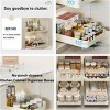 Under Sink Drawer Stainless Steel Large Drill-Free Sliding Storage Box for Kitchen Cabinets - 3 of 4