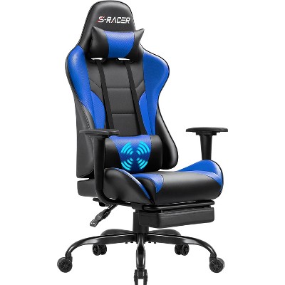 LACOO Gaming Chair Carbon Style Fiber with Massage