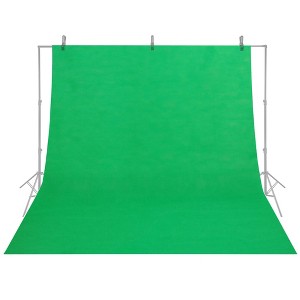 Yescom 6.6 x 5.2 ft Studio Portrait Photography Backdrop Nonwoven Photo Background Screen Green - 1 of 4