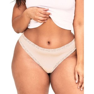 Adore Me Women's Lili Thong Panty - 1 of 3