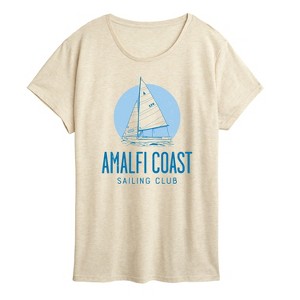 Women's - Instant Message - Amalfi Coast Sailing Club Short Sleeve Graphic T-Shirt - 1 of 4