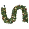 Christmas Garland Decor – Festive Holiday Garland for Mantle, Fireplace, Indoor Home Use, Also Suitable for Halloween Decor - 2 of 4