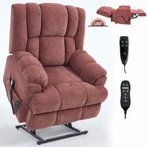 TiramisuBest Lift Recliner Chair Heat Massage Dual Motor Infinite Position Up to 350 LBS Large Electric Power Lift Recliners with Power-Remo - 1 of 4