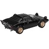 Lancia Stratos HF Stradale Nero Black Limited Edition 1/64 Diecast Model Car by Mini GT - 3 of 4