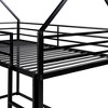 NicBex Twin Over Twin House Bunk Bed with Built-in Ladder for Kids,Girls,Boys - 4 of 4
