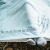 Pavilion Gift Company - One Day at a Time - 50" x 60" Travel Blanket with Carry Case - Throw Blankets - 3 of 4