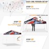EAGLE PEAK Slant Leg Pop-up Canopy Tent Easy One Person Setup Instant Outdoor Beach Canopy Folding Portable Sports Shelter - 2 of 4