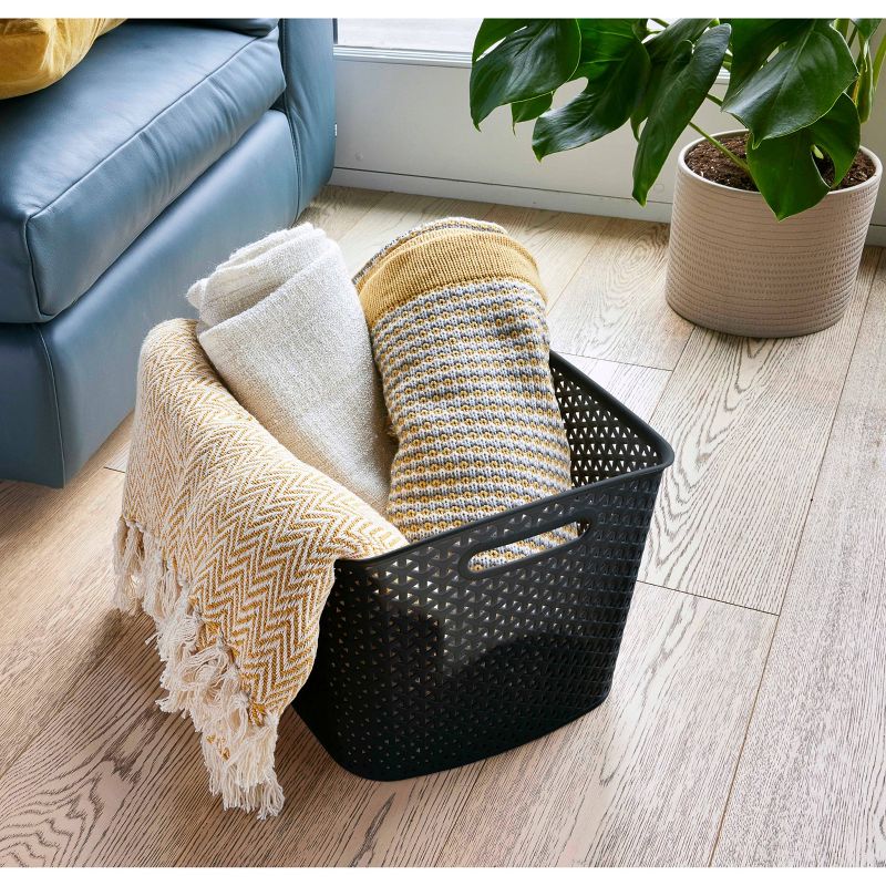 Y-Weave XL Curved Decorative Storage Basket - Brightroom™, 3 of 13