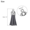 Unique Bargains PU Leather Craft Bracelets Jewelry Making Keychain Tassels 200 Pcs - 2 of 4