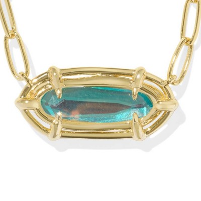 Teal Dichroic Glass
