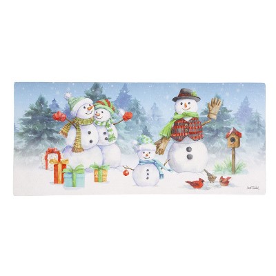 Snowman Family Sassafras Switch Mat
