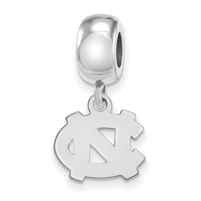 Black Bow Jewelry Sterling Silver North Carolina Tar Heels NCAA Bead Charm