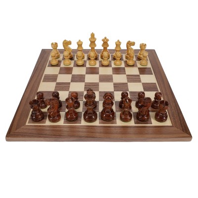 We Games French Staunton Wood Chess Pieces – Weighted – King Measures 3 In.  : Target