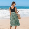 Women's Tropical Leaf Print Maxi Dress - Cupshe - 4 of 4