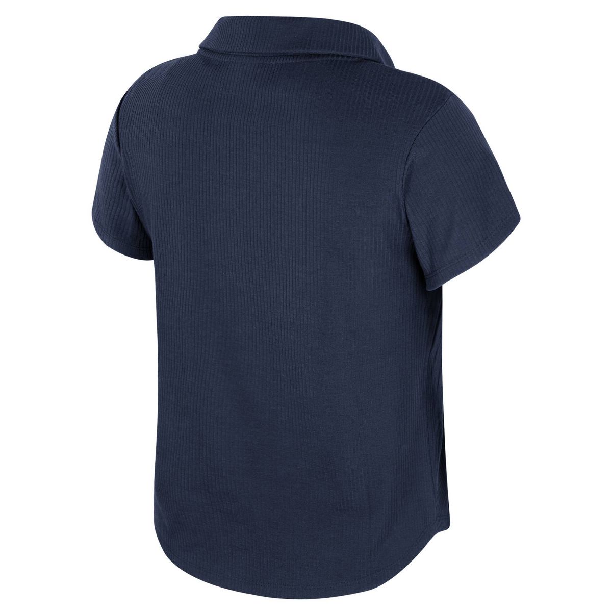 NCAA Auburn Tigers Women's Ribbed Cropped Polo T-Shirt - thumbnail 2