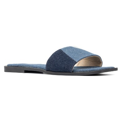 New York & Company Janice Women's One Banded Flat Slides