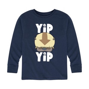 Boys' - Avatar: The Last Airbender - Cute Appa Yip Yip Long Sleeve Graphic T-Shirt - 1 of 4